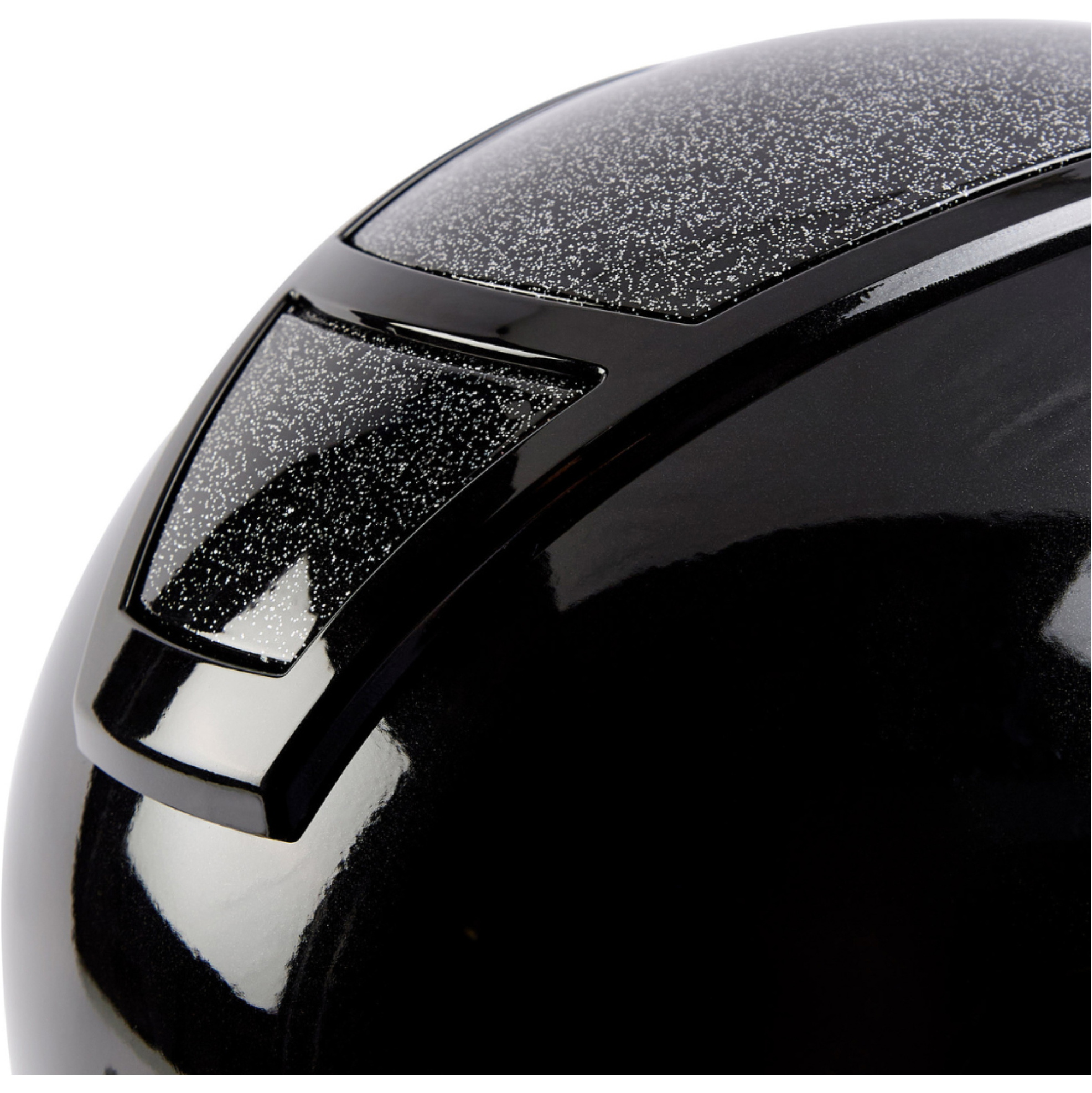 2026 Champion Unisex Insight Glitter Standard Peak Riding Hat INSIGHTGO - Met Black / Sparkle Black
